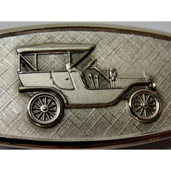Vintage Anson Money Clip Antique Car Silver Tone Used - Picture 6 of 8